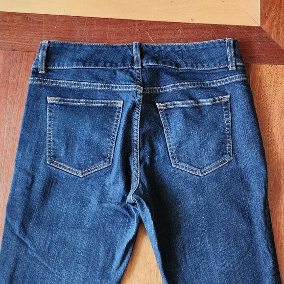 GAP Curvy Skinny Medium Wash Faded Jeans Size 28R - Picture 14 of 15